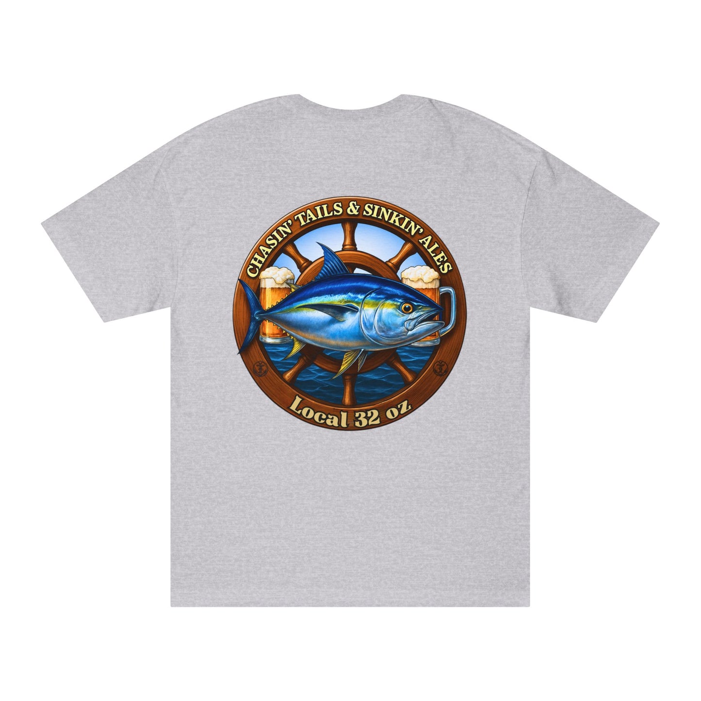 Beer Drinkers Union Heavy Cotton- Fishing and Beer Graphic Design