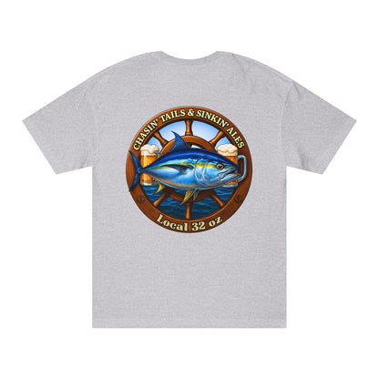 Beer Drinkers Union Heavy Cotton- Fishing and Beer Graphic Design