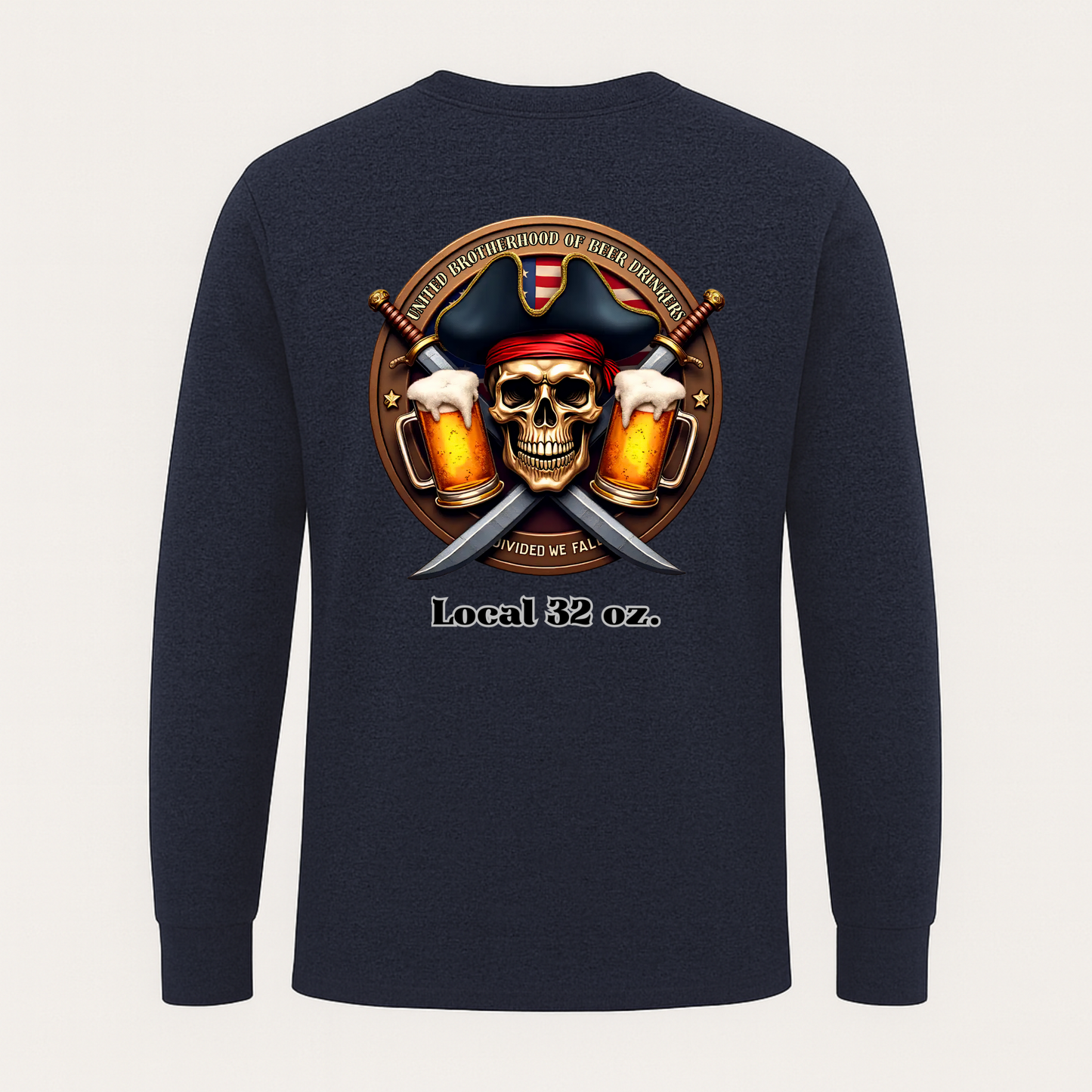 Pirate Theme Long Sleeve Tee - Unisex Cotton