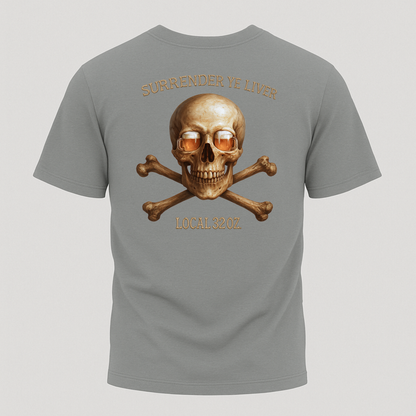 Local 32 oz. Skull and Bones Heavy Cotton