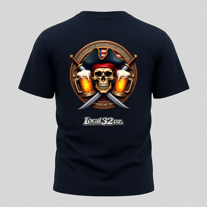 Local 32 oz. Pirate Tee. Heavy cotton American Apparel.