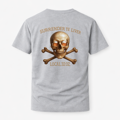 Skull and Bones- Local 32 oz.  Heavy cotton.