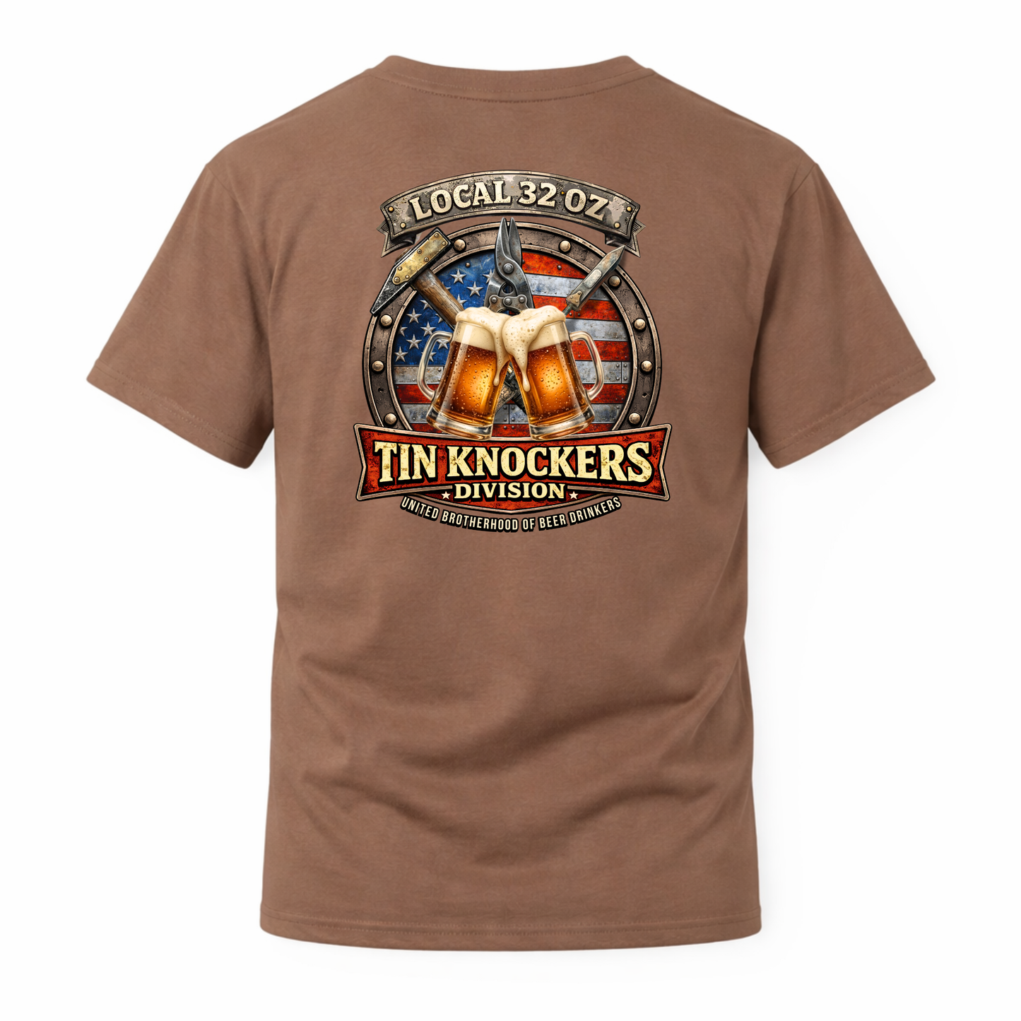 Tin Knockers Division T-Shirt — Local 32 oz.