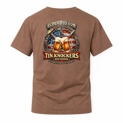 Tin Knockers Division T-Shirt — Local 32 oz.