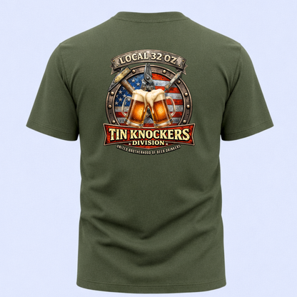Tin Knockers Division T-Shirt — Local 32 oz.
