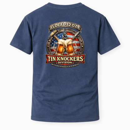 Tin Knockers Division T-Shirt — Local 32 oz.