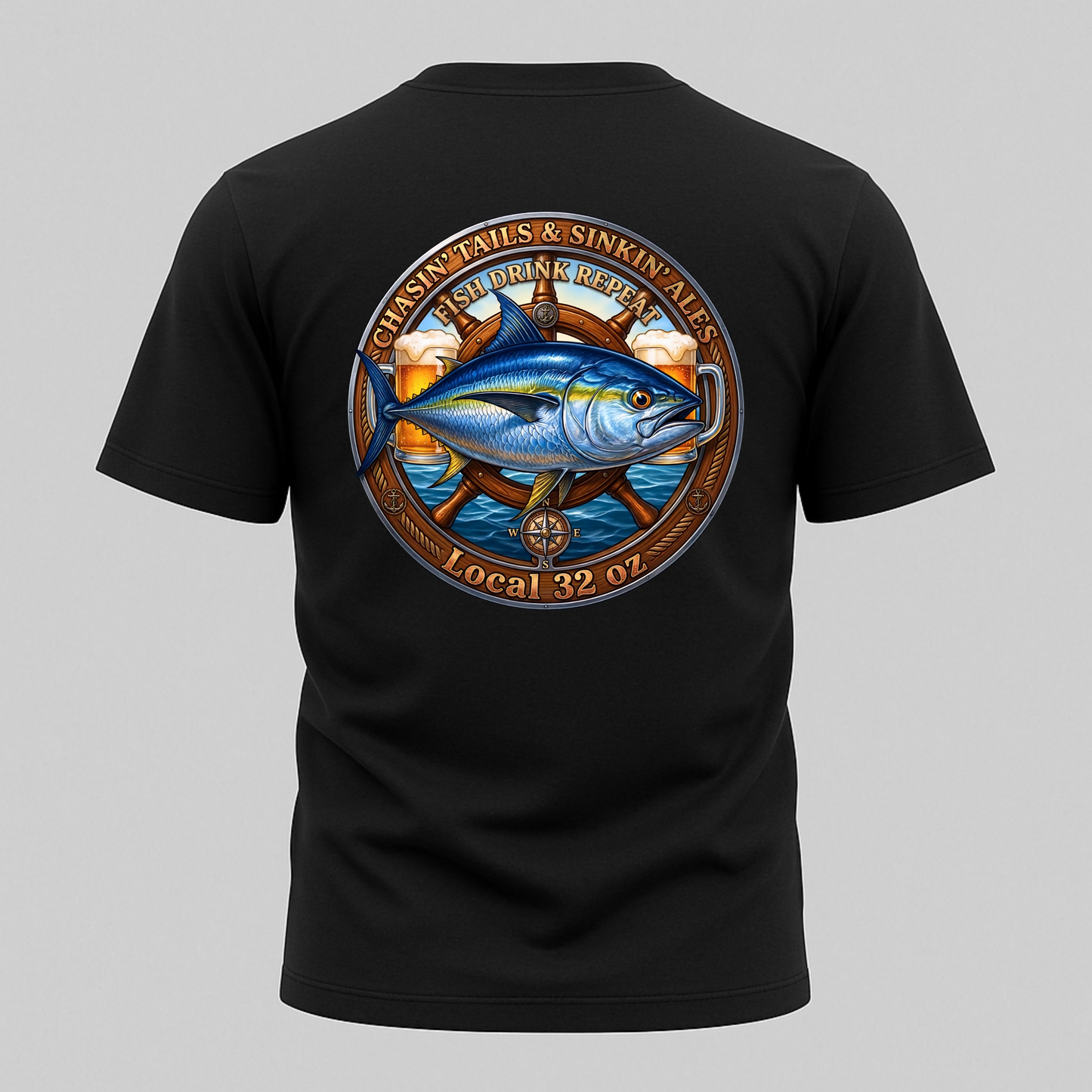 Local 32 oz. Fishing and Beer Heavy Cotton