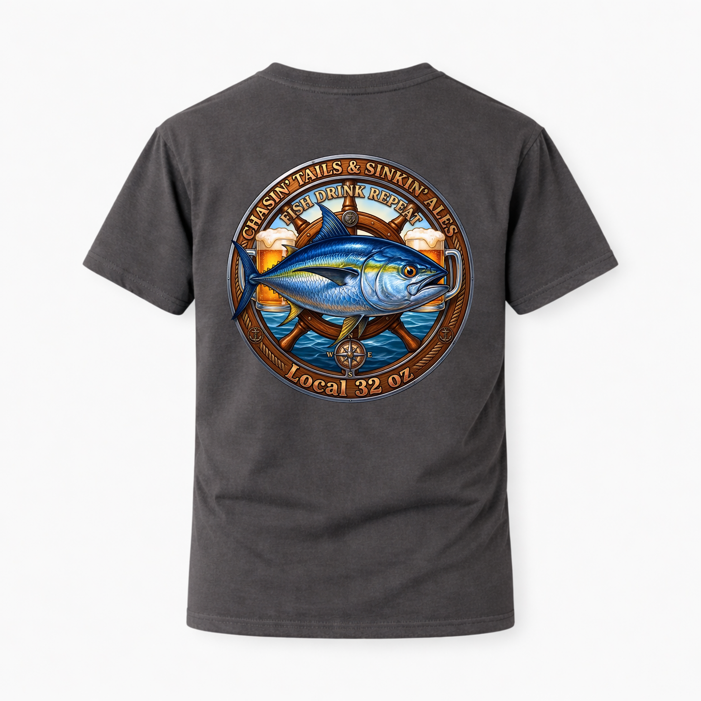 Local 32 oz. Fishing and Beer Heavy Cotton