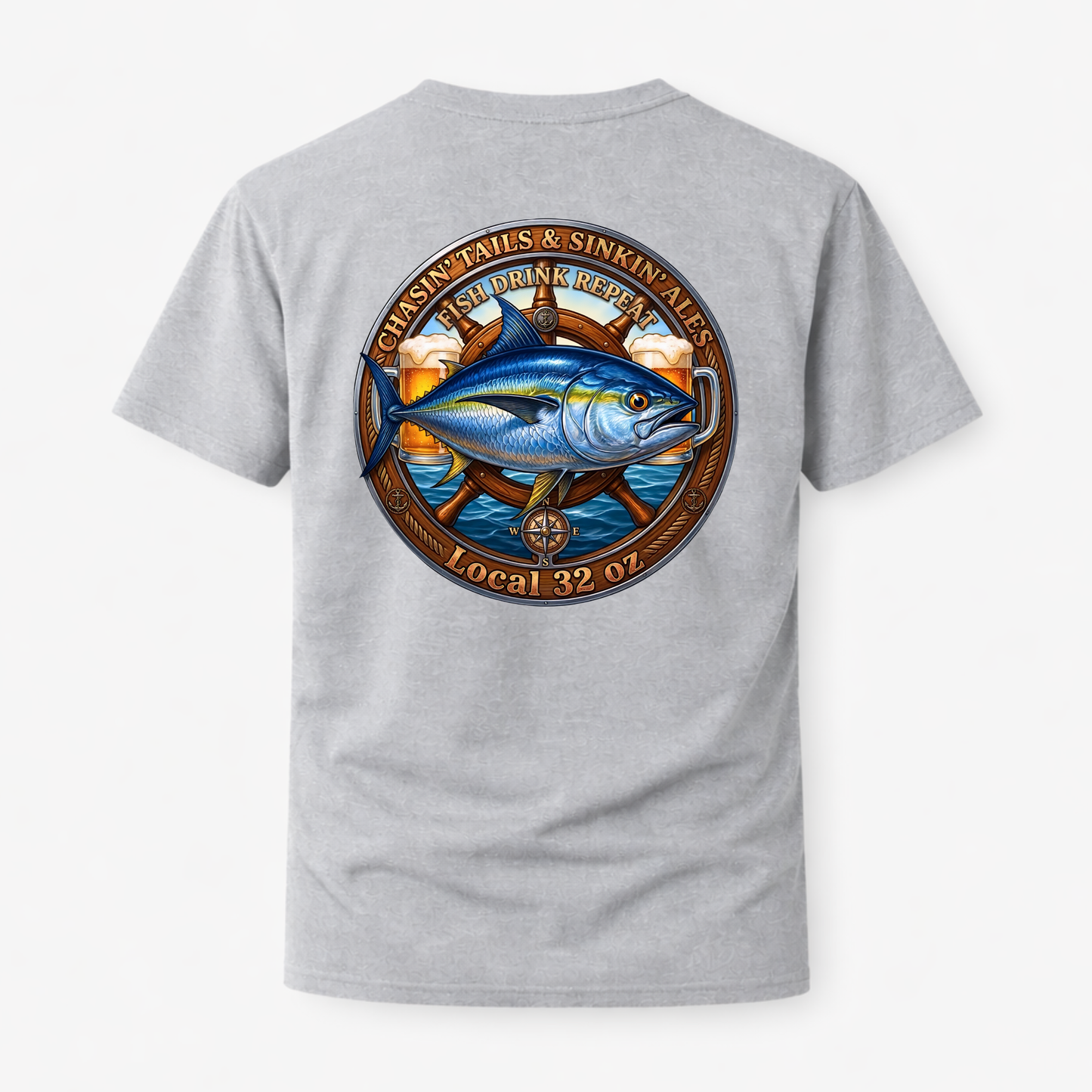 Local 32 oz. Fishing and Beer Heavy Cotton