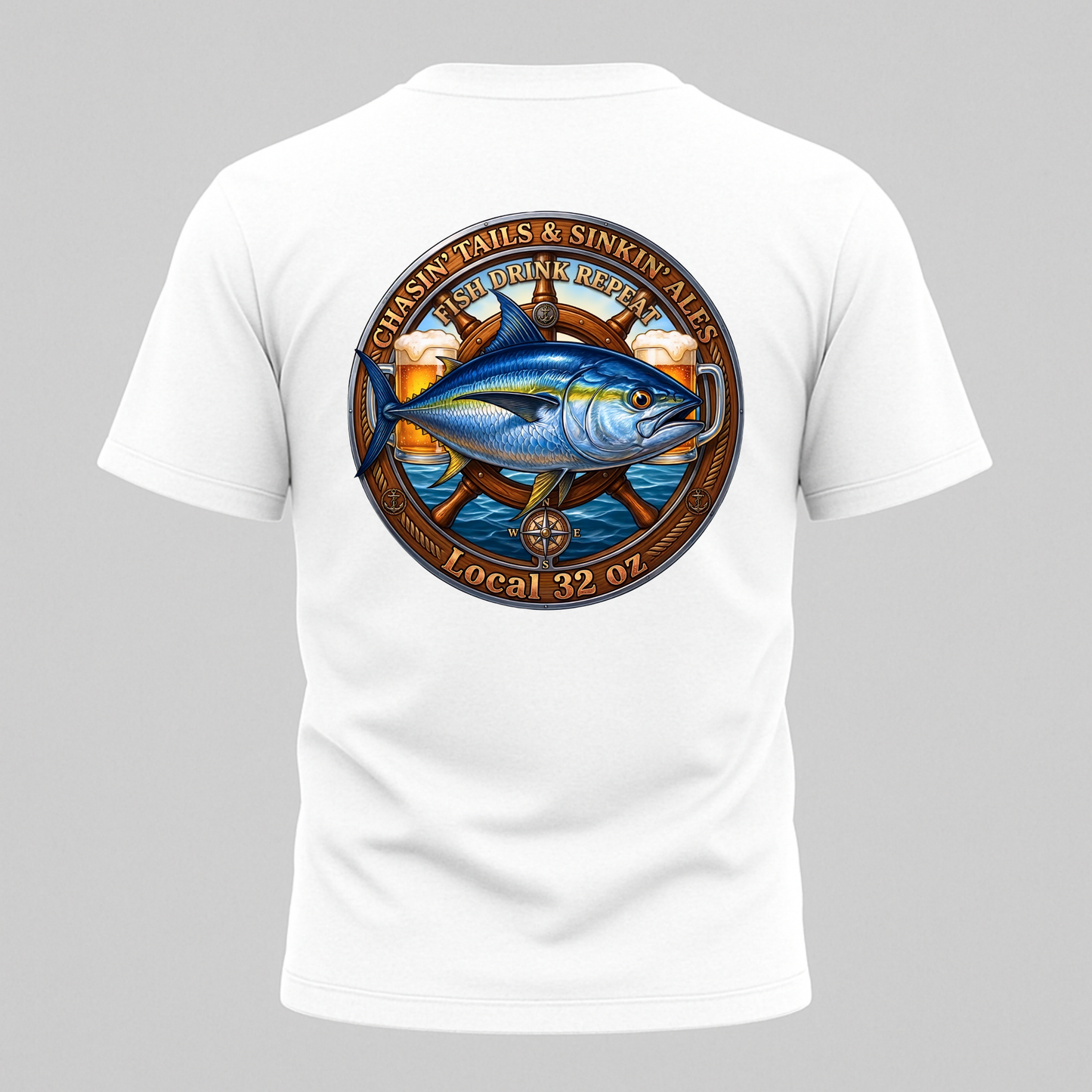 Local 32 oz. Fishing and Beer Heavy Cotton