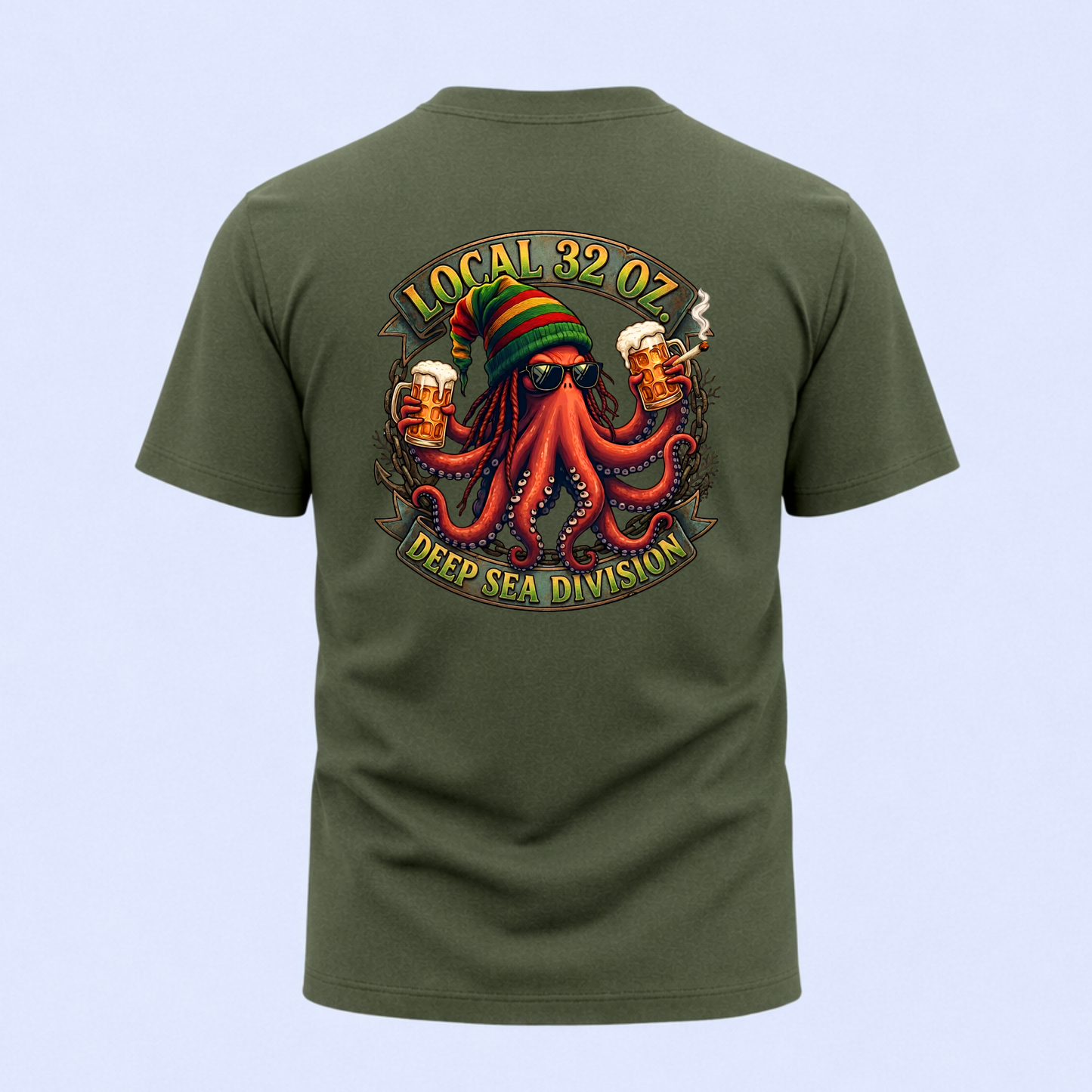 Rastapus! Local 32 oz.  Deep Sea Division Graphic Tee