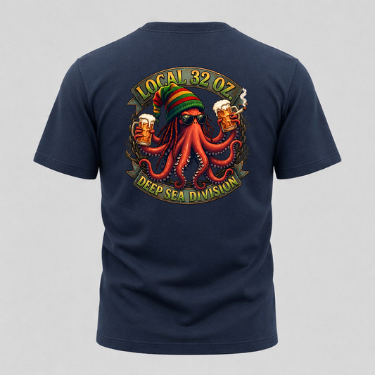 Rastapus! Local 32 oz.  Deep Sea Division Graphic Tee