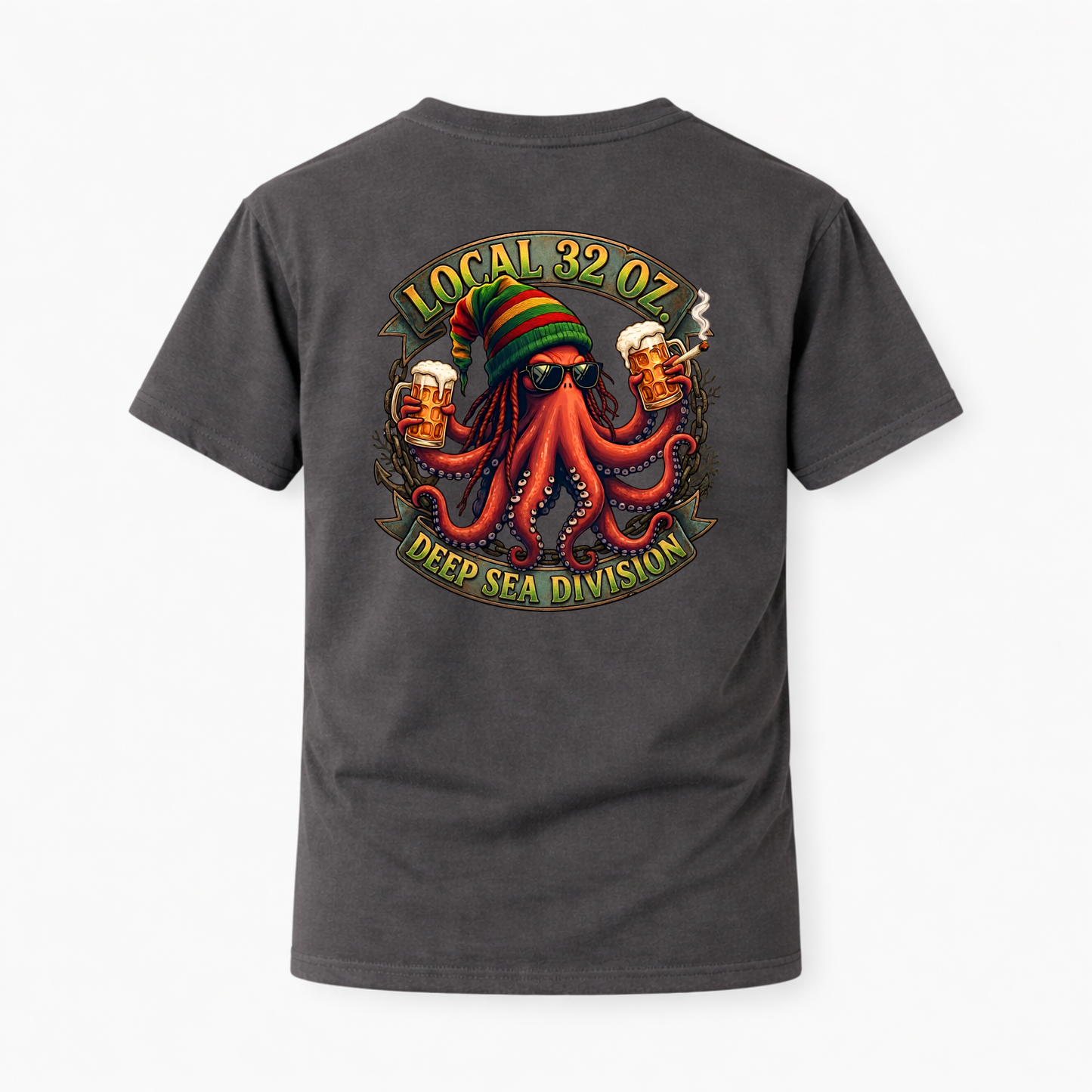 Rastapus! Local 32 oz.  Deep Sea Division Graphic Tee