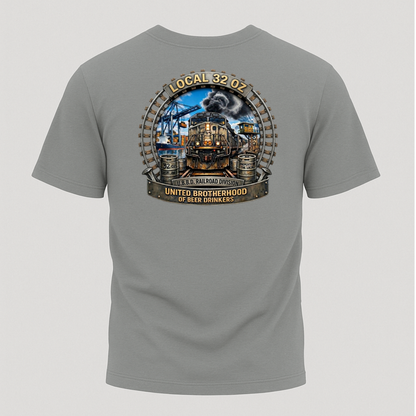 Railroad T-Shirt — "Local 32 Oz" Vintage Railroad Brotherhood Tee