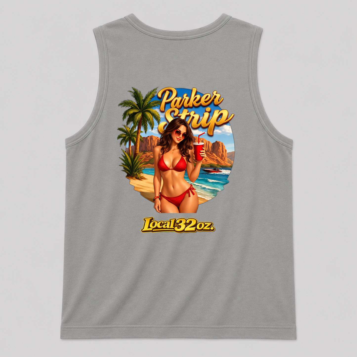 "Parker Strip" Tank top Beach Bikini Design Local 32 oz.