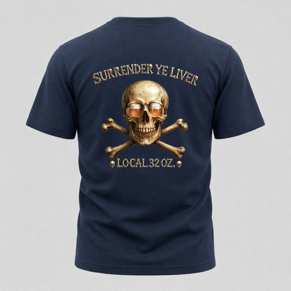 Skull and Bones- Local 32 oz.  Heavy cotton.