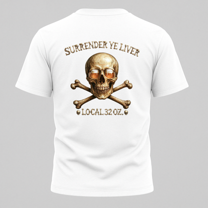 Skull and Bones- Local 32 oz.  Heavy cotton.