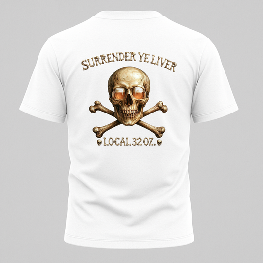 Skull and Bones- Local 32 oz.  Heavy cotton.
