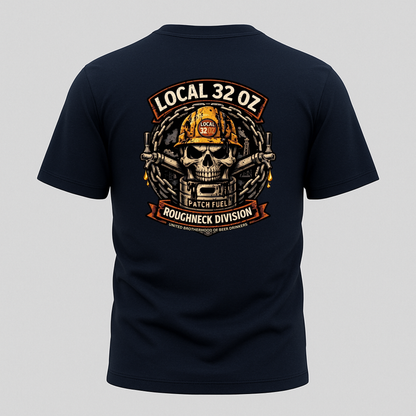 Local 32 oz. Roughneck Division graphic T-Shirt