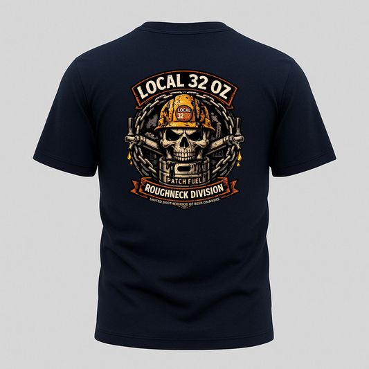 Local 32 oz. Roughneck Division graphic T-Shirt