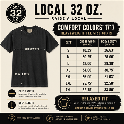 Local 32 oz. Roughneck Division graphic T-Shirt