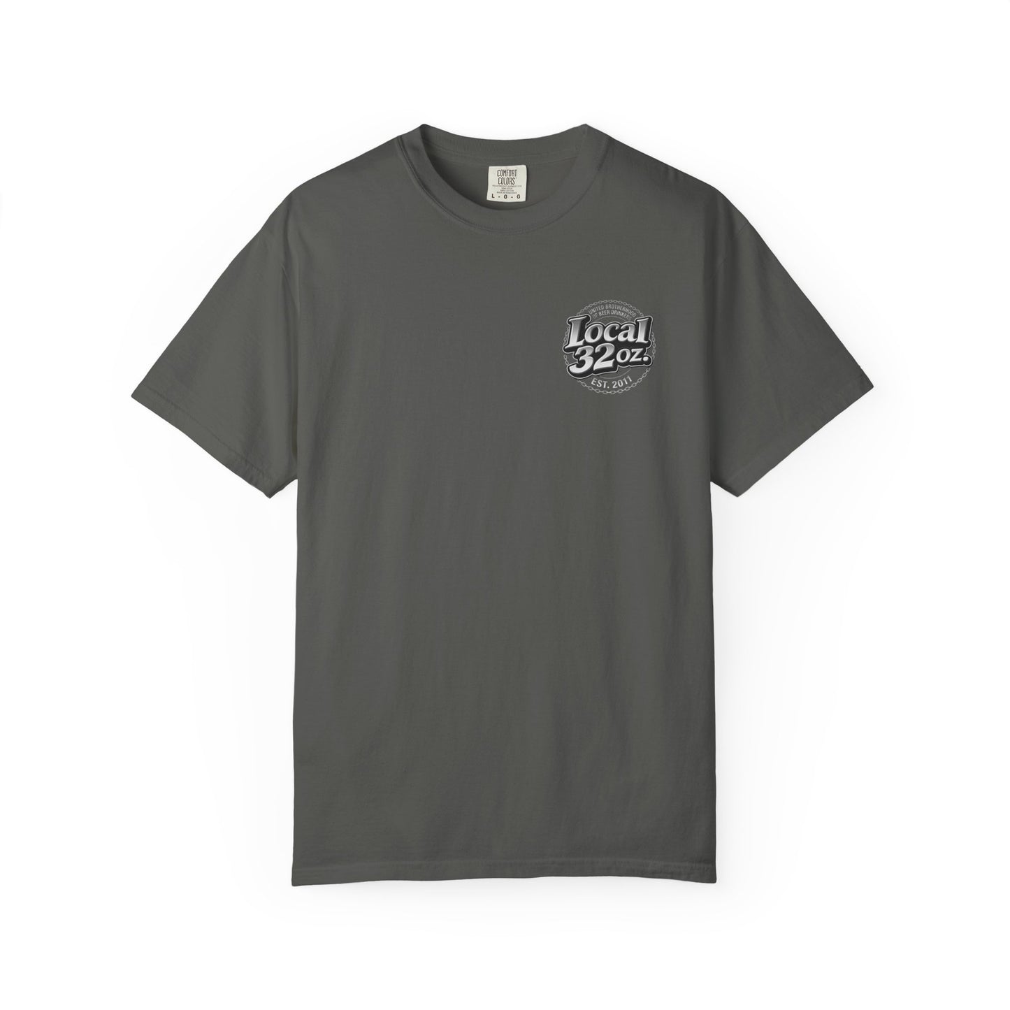 Local 32oz Captains Division Graphic Tee. Heavy Cotton