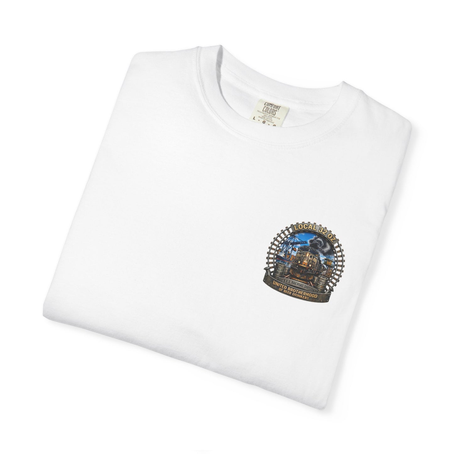 Railroad T-Shirt — "Local 32 Oz" Vintage Railroad Brotherhood Tee