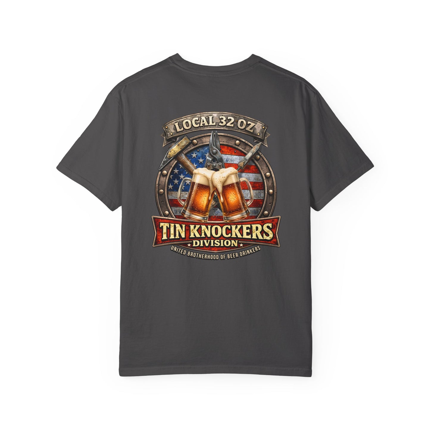 Tin Knockers Division T-Shirt — Local 32 oz.