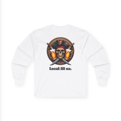 Pirate Theme Long Sleeve Tee - Unisex Cotton