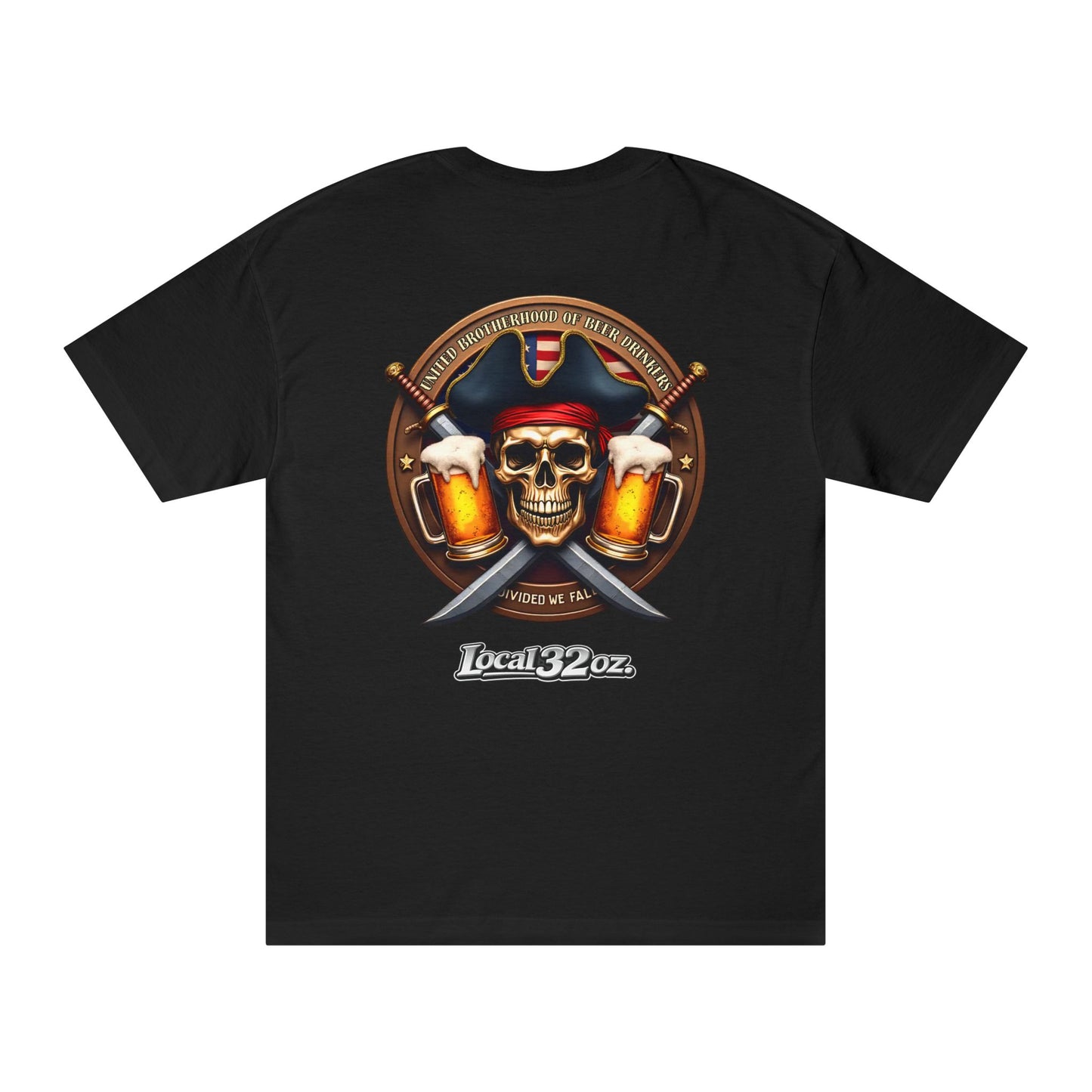 Local 32 oz. Pirate Tee. Heavy cotton American Apparel.
