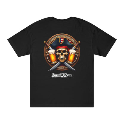 Local 32 oz. Pirate Tee. Heavy cotton American Apparel.
