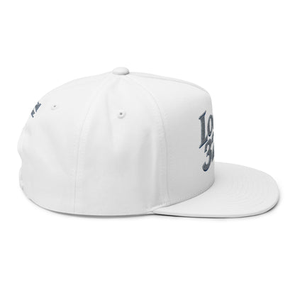 Local 32oz Embroidered Flat Bill Cap