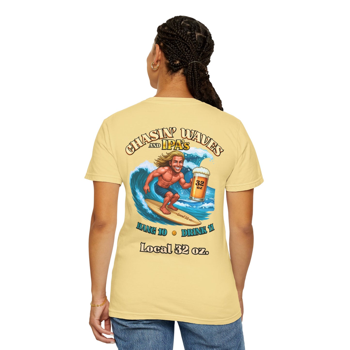 Wave Chaser Garment-Dyed Local 32 oz. T-shirt