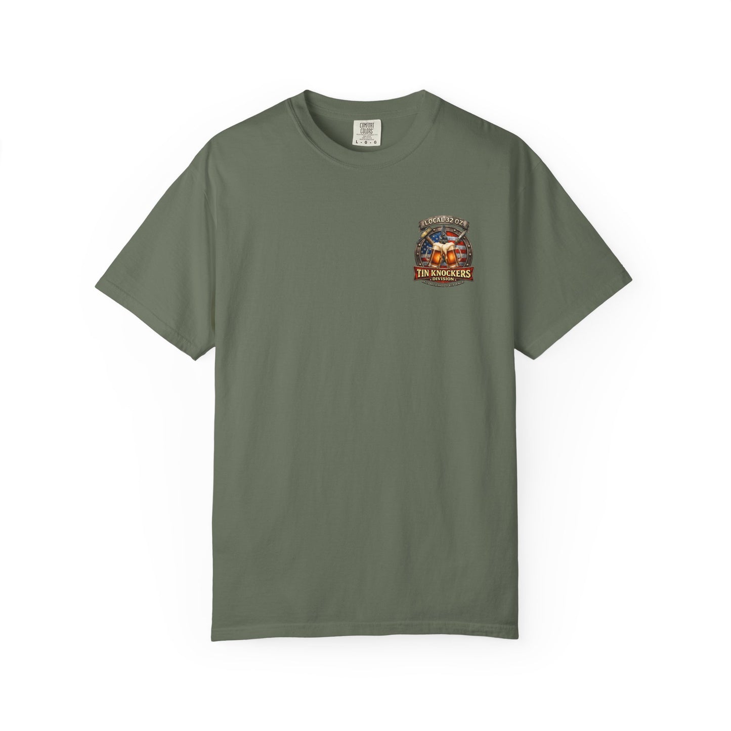 Tin Knockers Division T-Shirt — Local 32 oz.