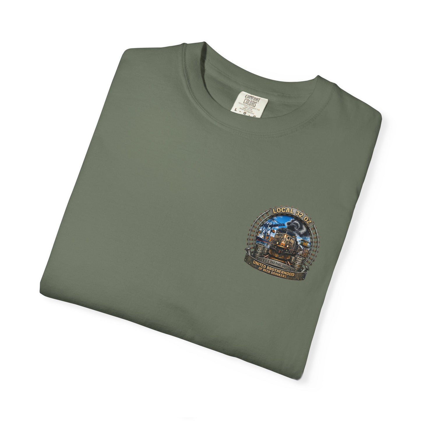 Railroad T-Shirt — "Local 32 Oz" Vintage Railroad Brotherhood Tee