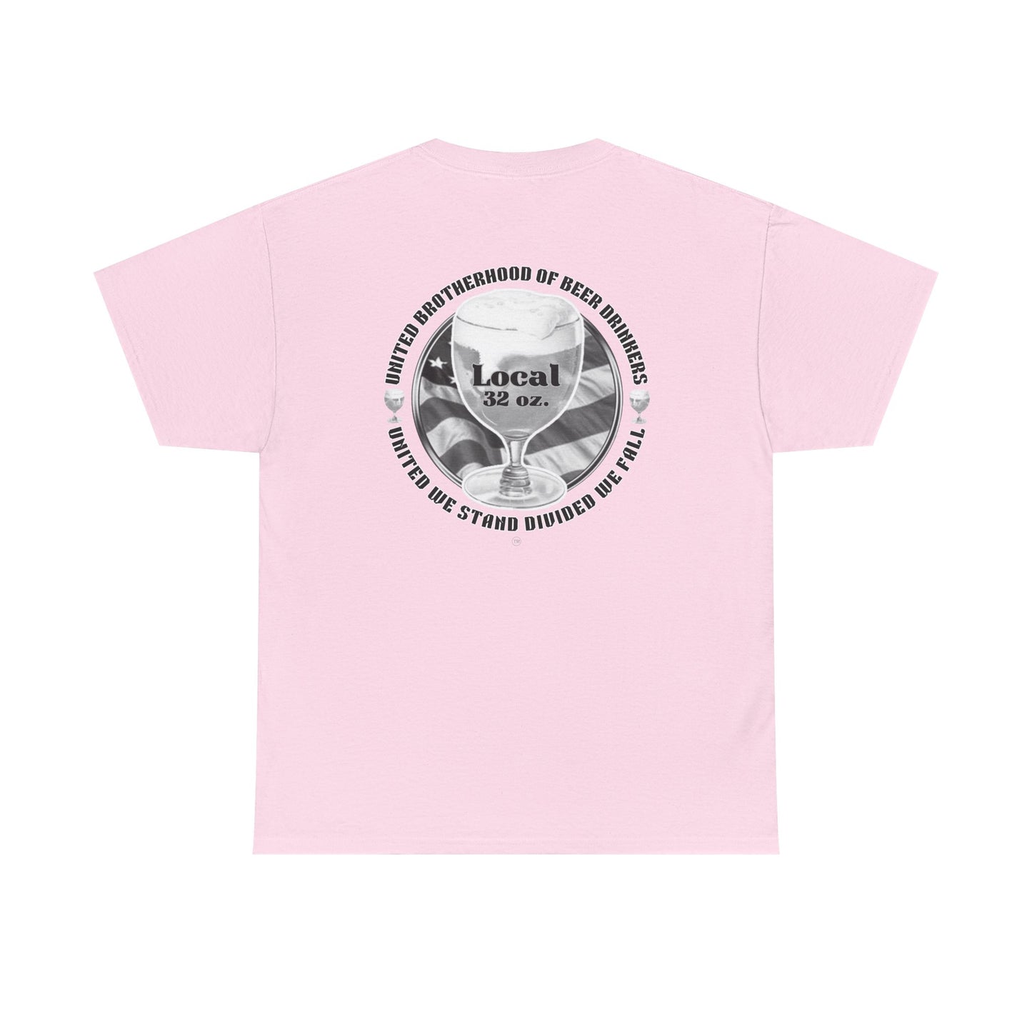 Beer Drinkers Union Unisex Tee - Local 32 oz Black and White Versio.