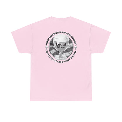 Beer Drinkers Union Unisex Tee - Local 32 oz Black and White Versio.