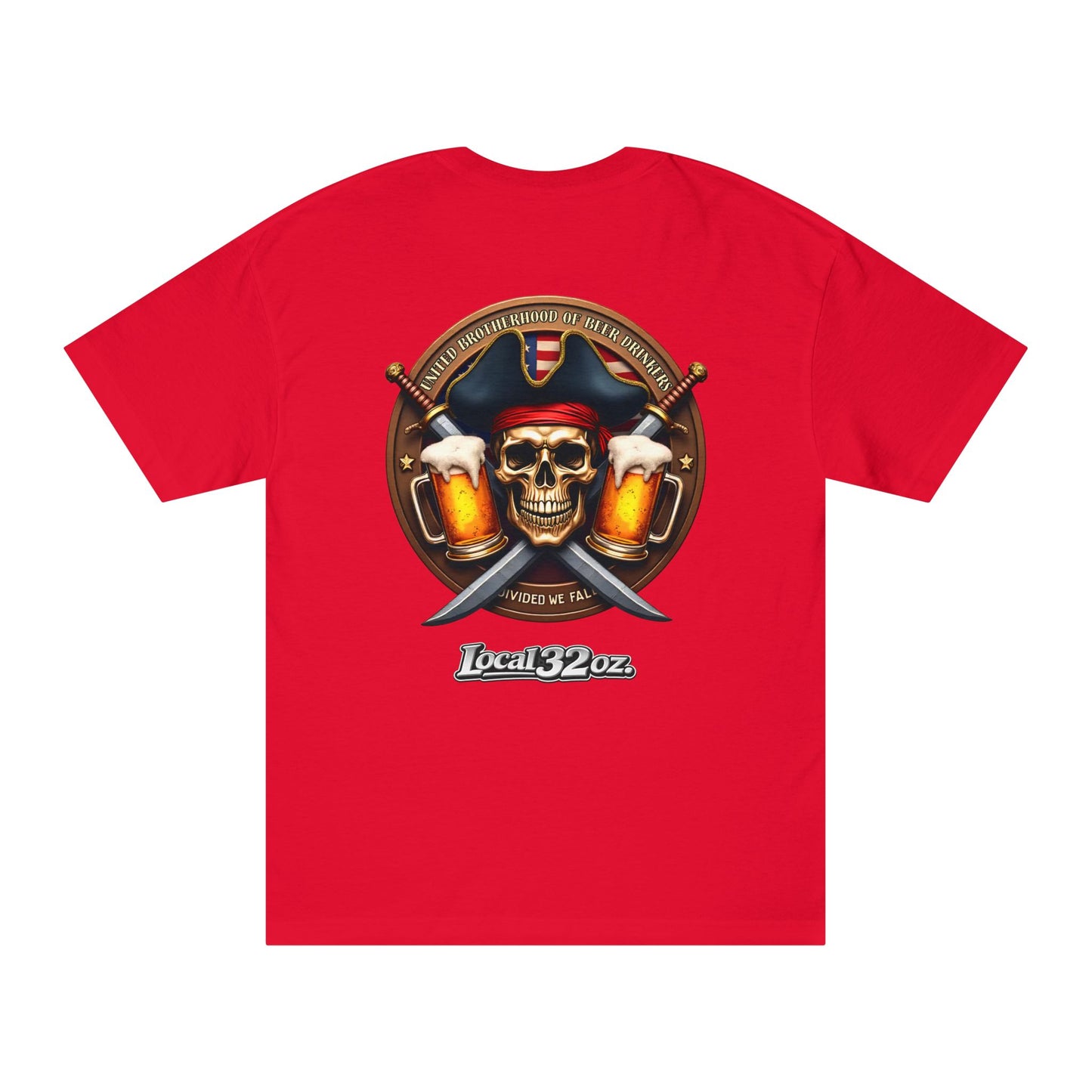 Local 32 oz. Pirate Tee. Heavy cotton American Apparel.