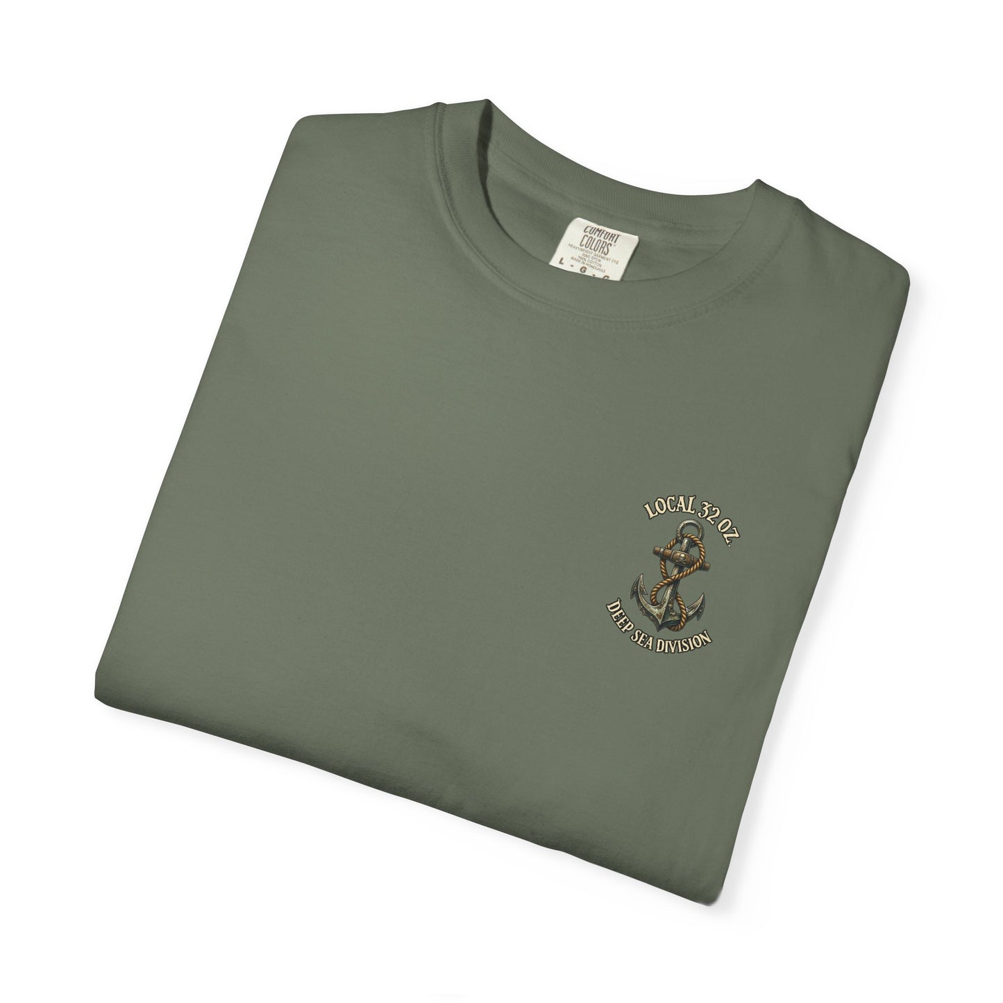 Anchor T-Shirt — "Local 32 oz. Deep Sea Division" Nautical Graphic Tee