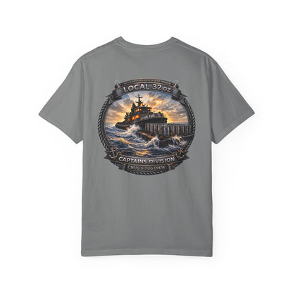 Local 32oz Captains Division Graphic Tee. Heavy Cotton