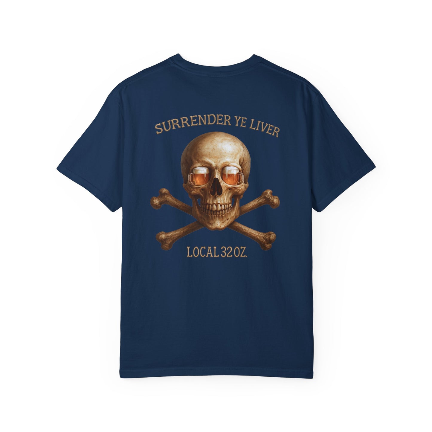 Local 32 oz. Skull and Bones Heavy Cotton