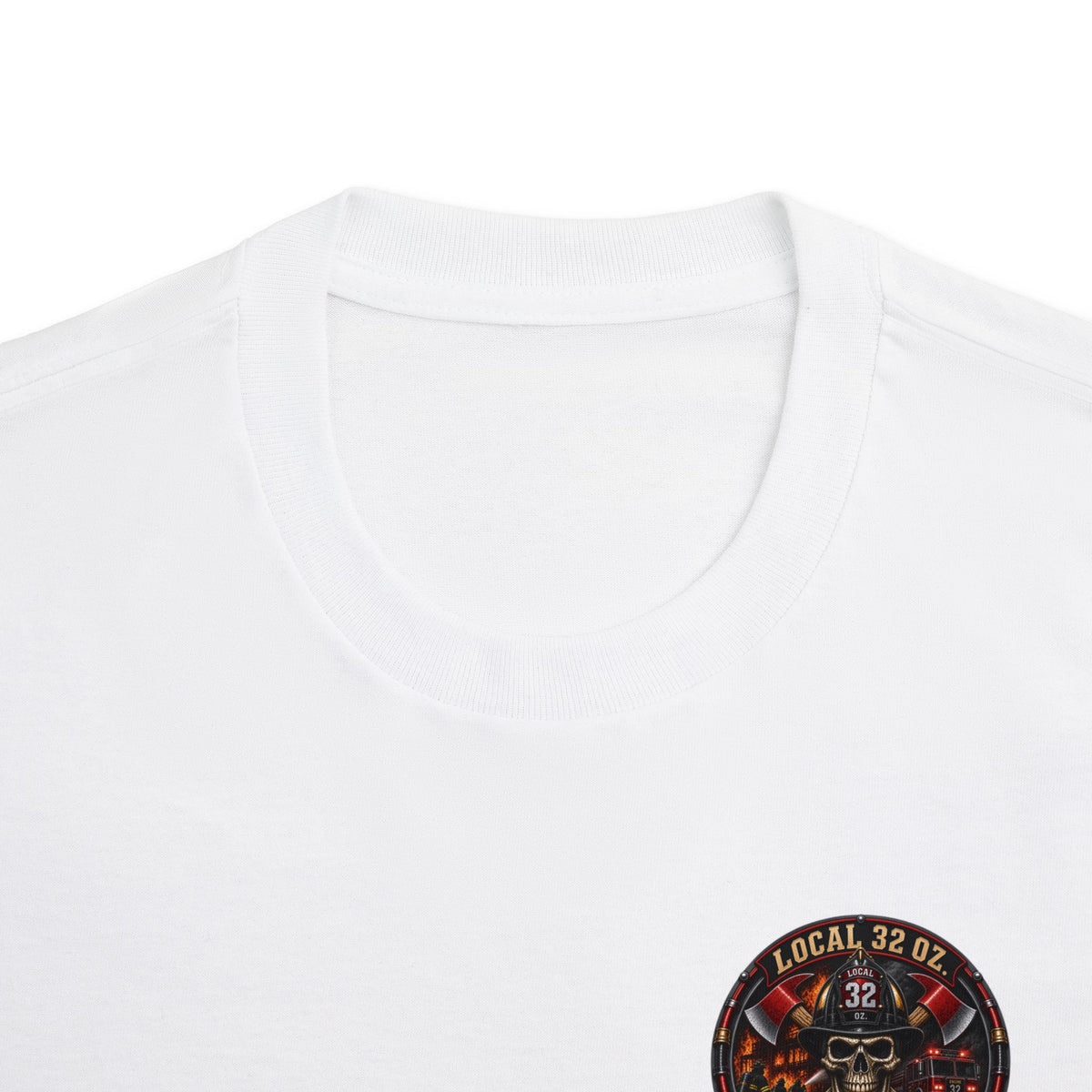 Firefighter Division Skull Tee — Local 32 Firefighters Division Graphic Tee