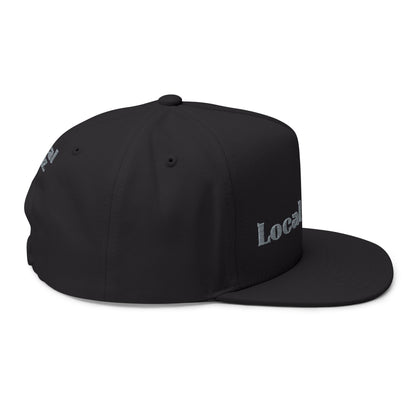 Embroidered Flat Bill Cap