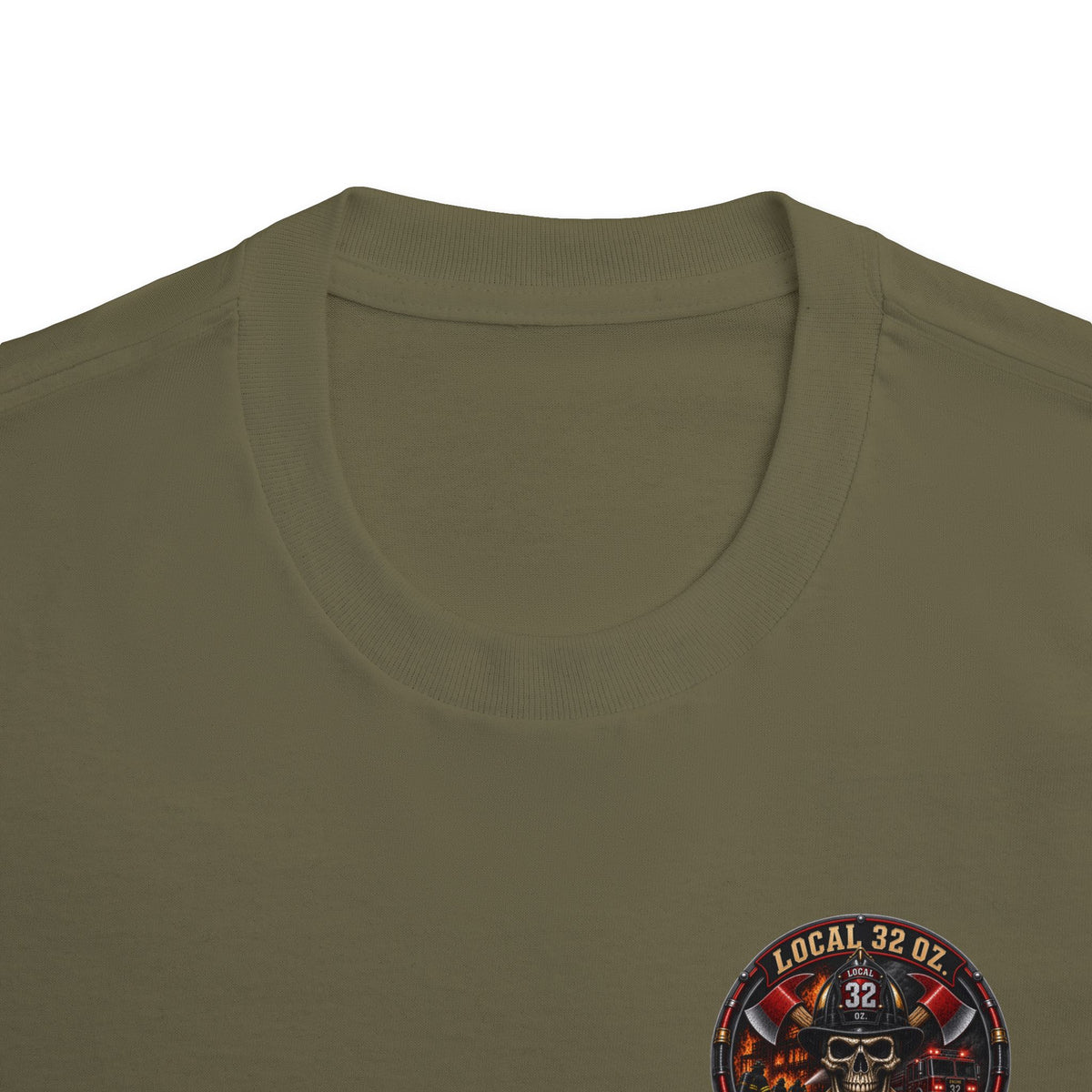 Firefighter Division Skull Tee — Local 32 Firefighters Division Graphic Tee