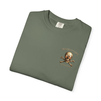 Local 32 oz. Skull & Crossbones T-Shirt — "Surrender Ye Liver" Heavy cotton