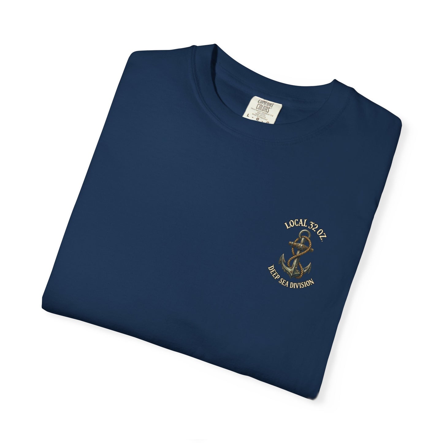 Anchor T-Shirt — "Local 32 oz. Deep Sea Division" Nautical Graphic Tee