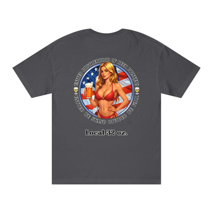 Beer Drinkers Union Local 32 oz Bikini N Beer Heavy Cotton Tee