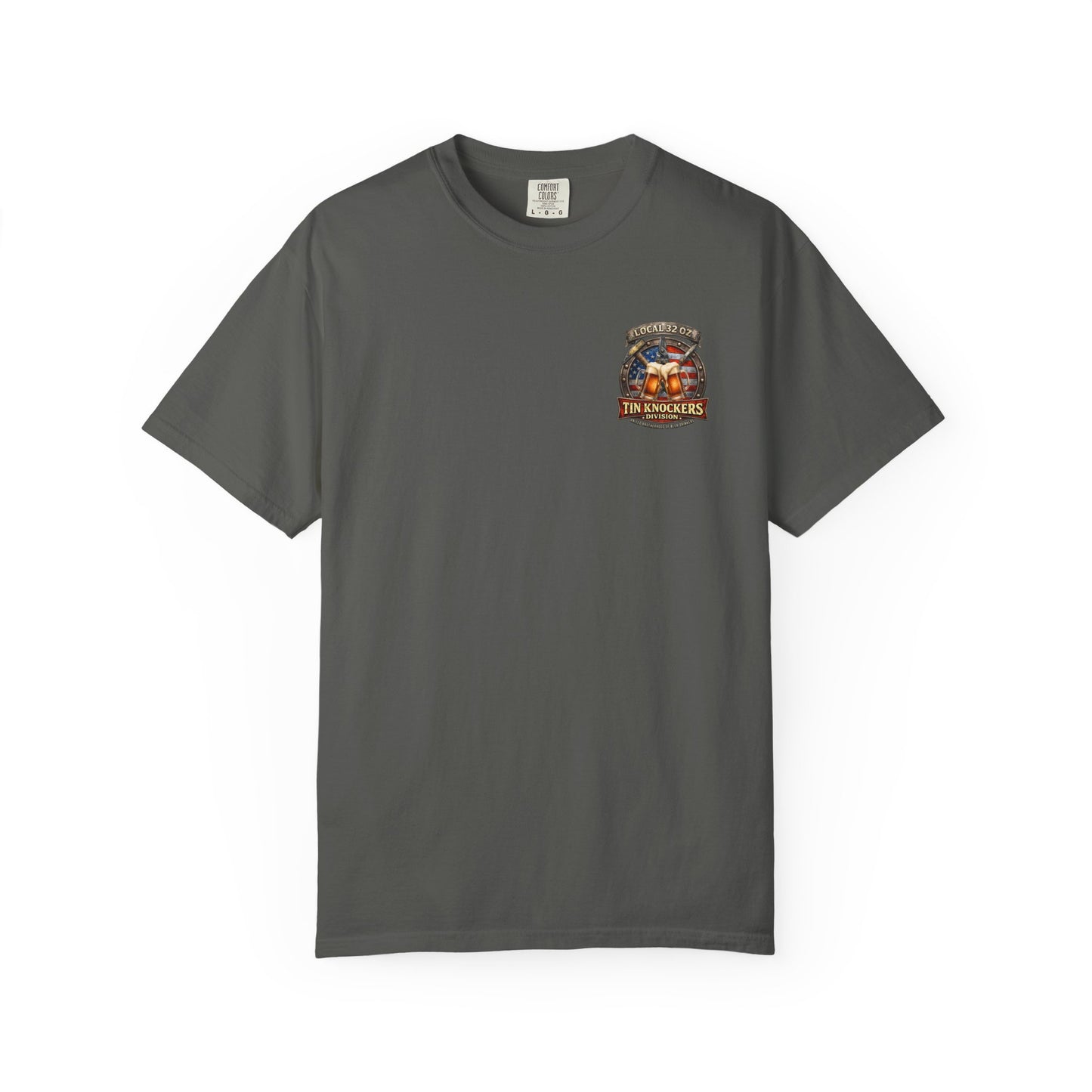 Tin Knockers Division T-Shirt — Local 32 oz.
