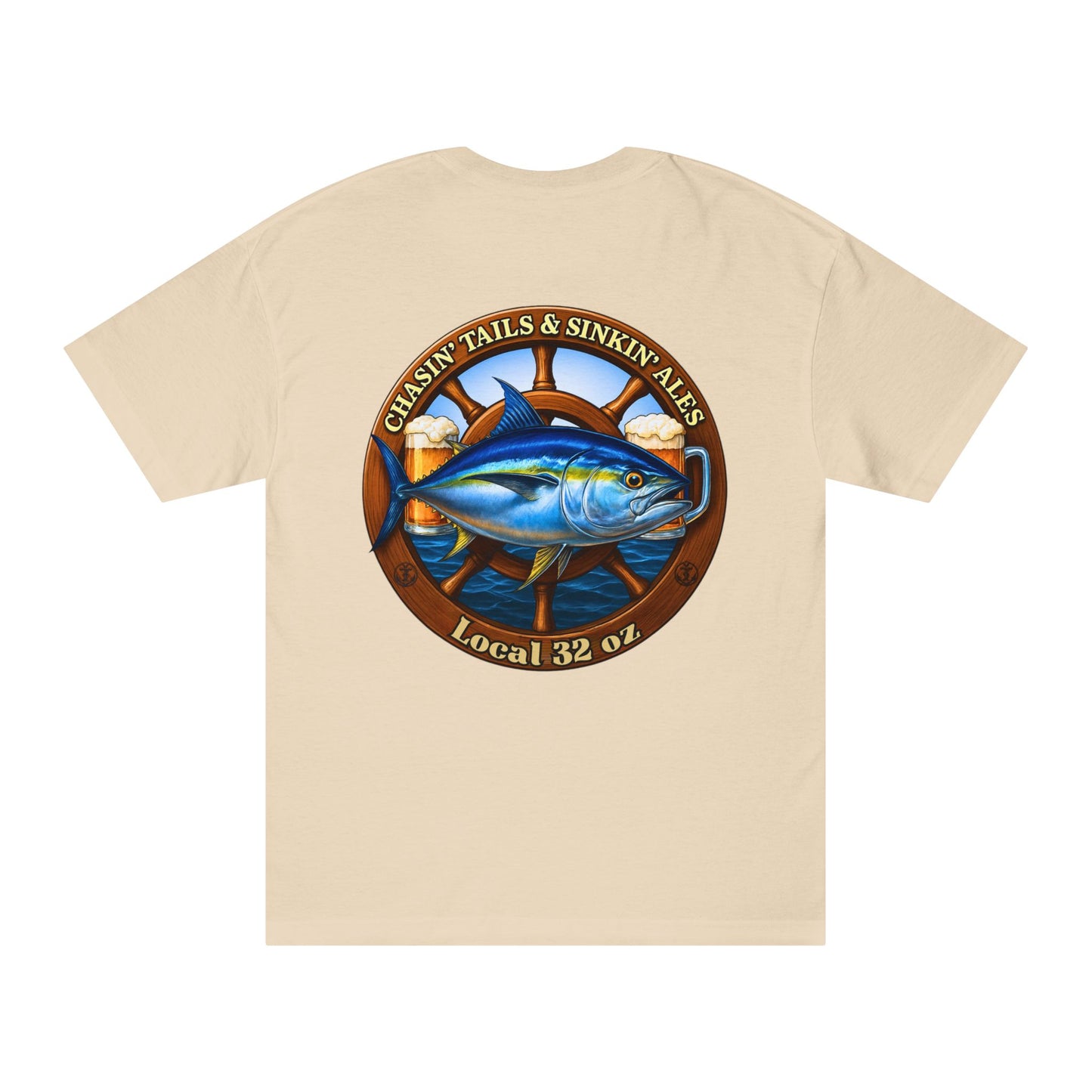 Beer Drinkers Union Heavy Cotton- Fishing and Beer Graphic Design