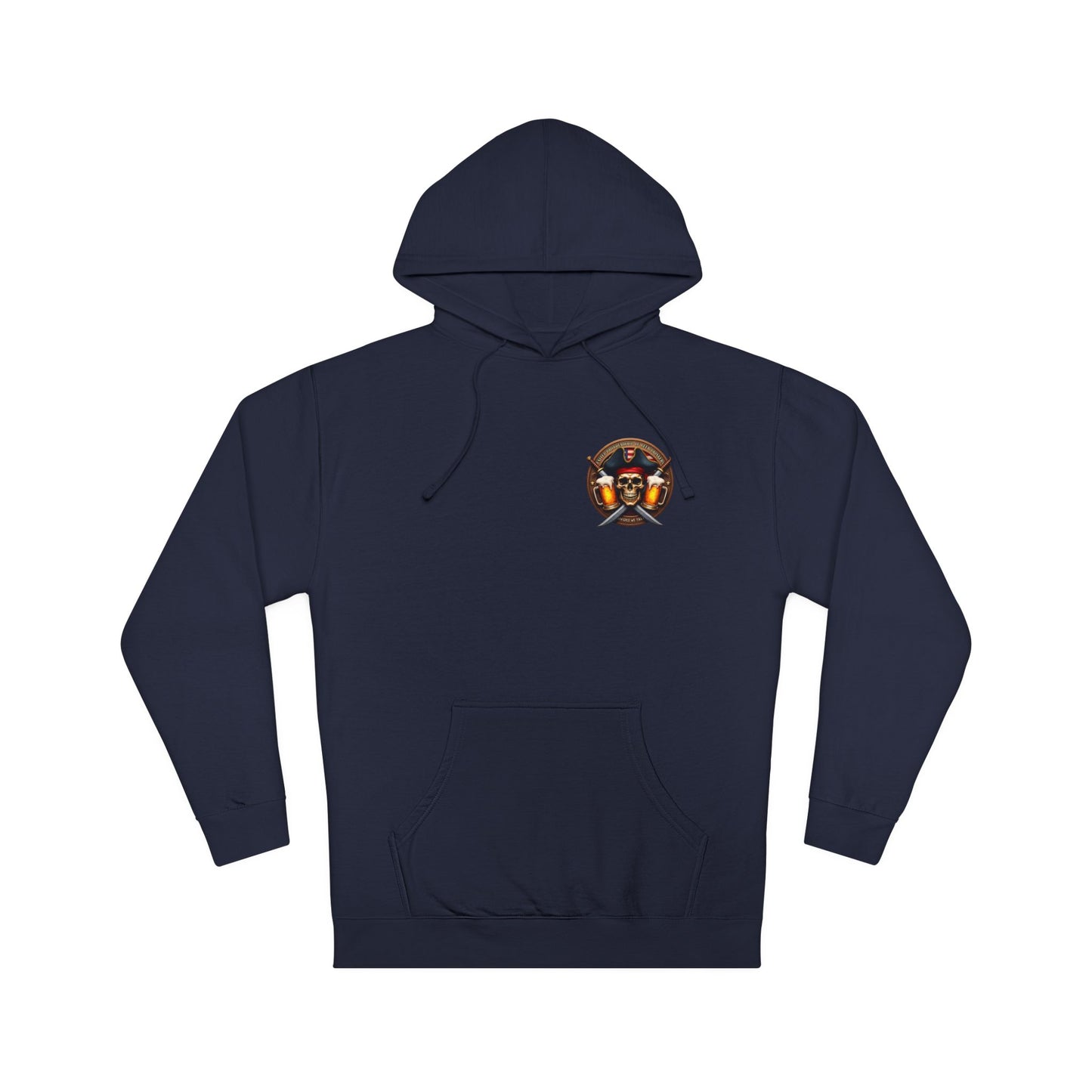 Beer Drinkers Local 32 oz. Pirate Hoodie.
